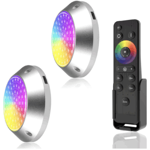 Kraftig RGB Båt-Undervannslys – 12 000 lm, 120W, Auto-Sync Teknologi