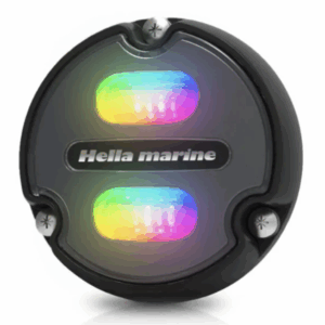 Hella Apelo A1 Undervannslys 15W RGB Svart m/Grå bakgrunn