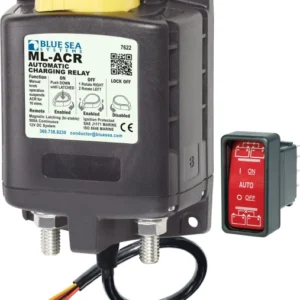 Blue Sea Fjernstyrt Automatisk Laderelé 12V 500A