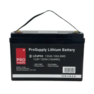 ProSupply Lithium 130Ah 100A BMS