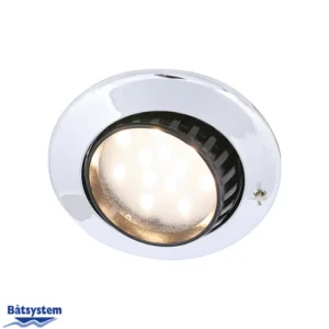 Båtsystem Comet LED Downlight Krom m/Bryter 2W 12/24V